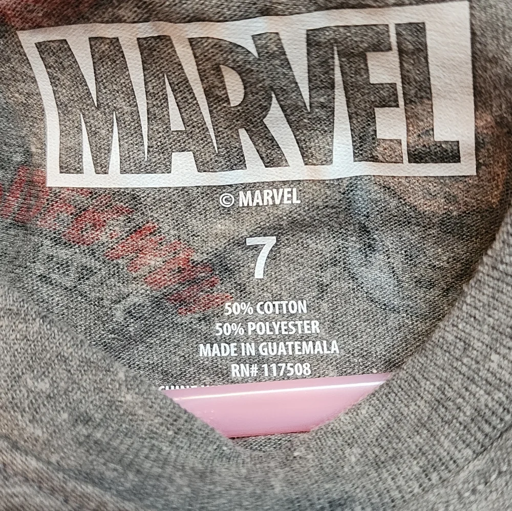 Nwot Marvel Gray Graphic Tee